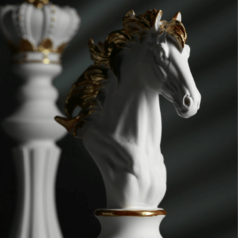 Contemporary Chess Piece Statues