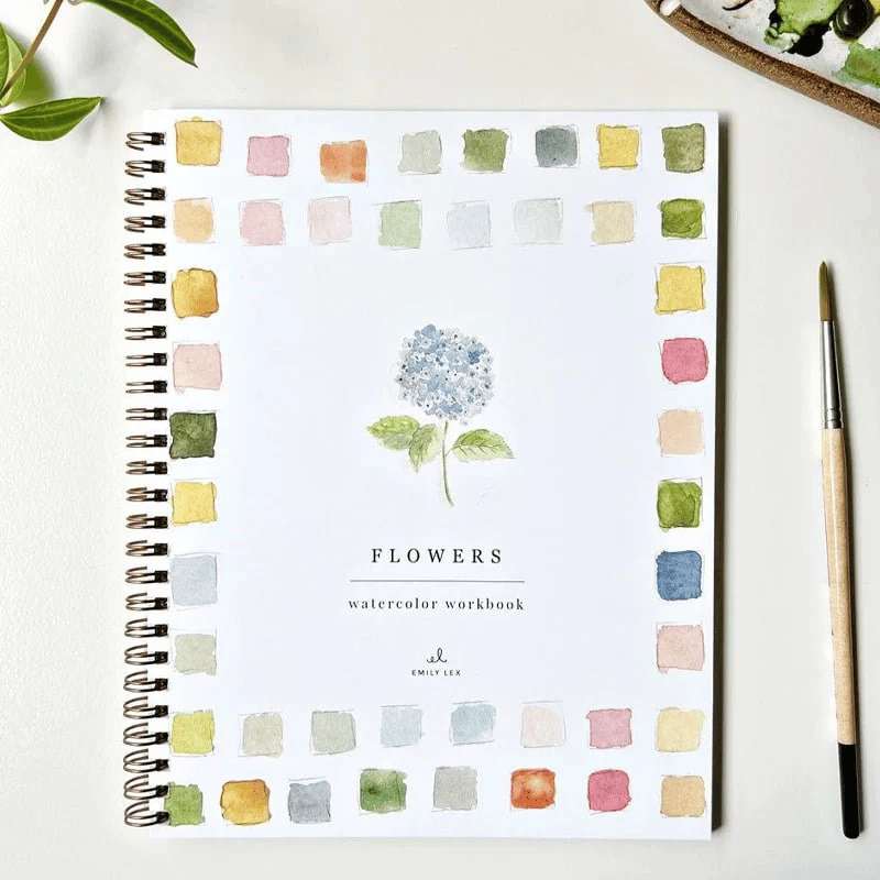 🔥LAST DAY 55% OFF - 🖼️Beginner-Friendly💕 Watercolor Workbook