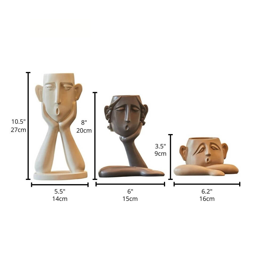 Conversational Trio Planters