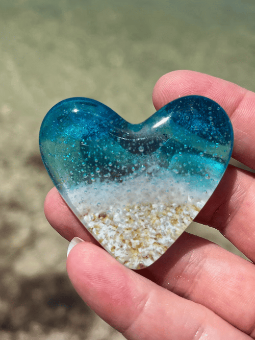 🔥LAST DAY 49% OFF - 🎁Glass Beach Pocket Heart