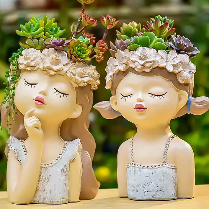 Innocence in Bloom Flower Pots
