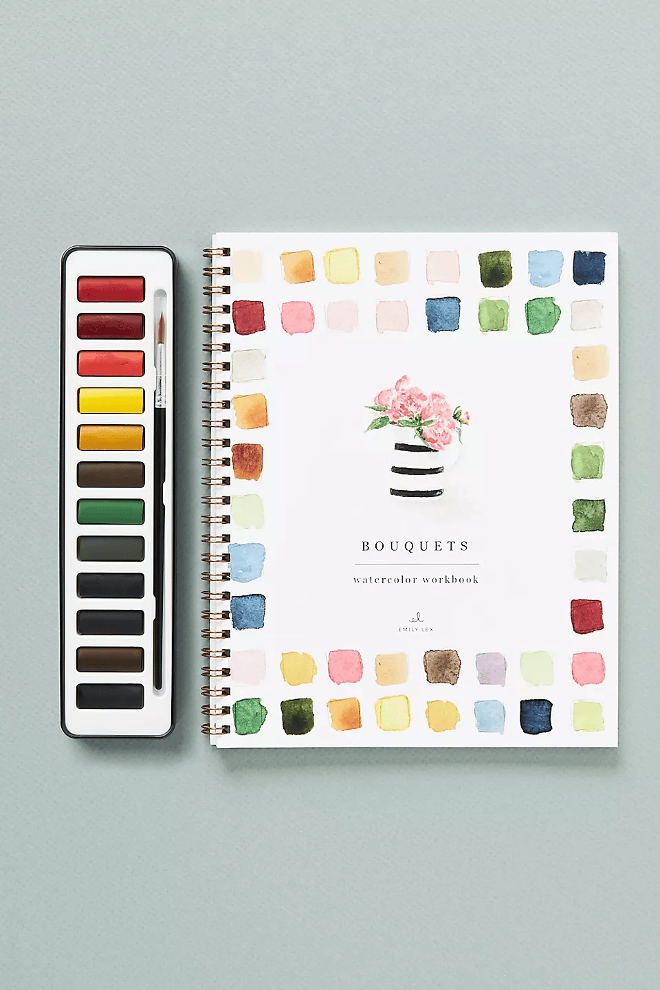 🔥LAST DAY 55% OFF - 🖼️Beginner-Friendly💕 Watercolor Workbook