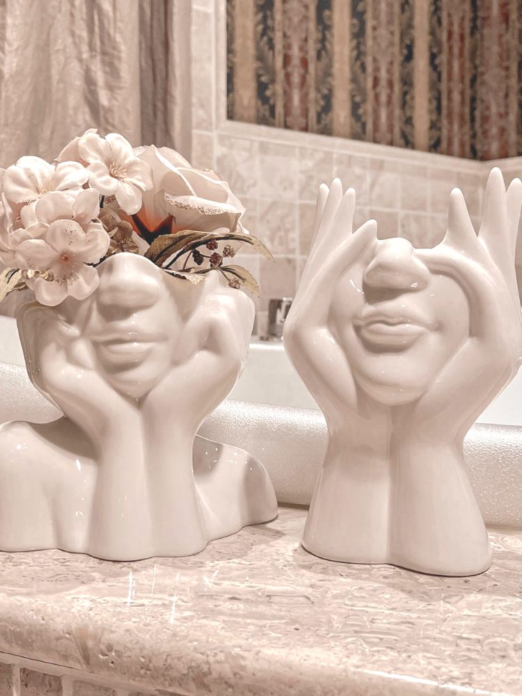 Serene Seraphina Ceramic Vase Set of 2