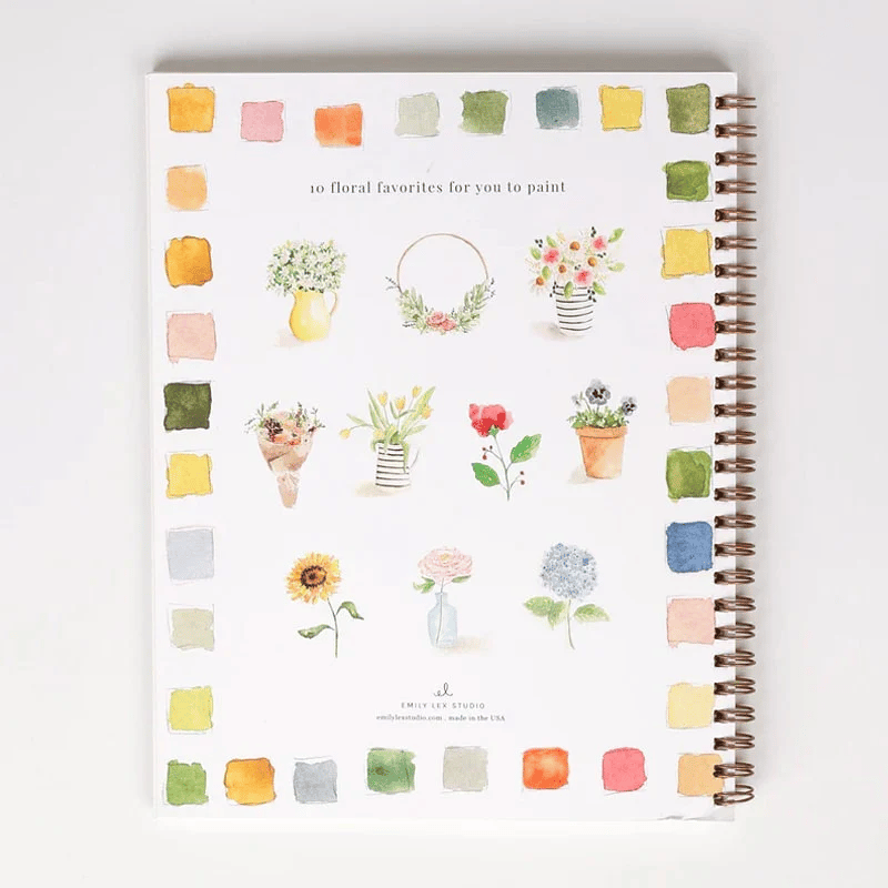 🔥LAST DAY 55% OFF - 🖼️Beginner-Friendly💕 Watercolor Workbook