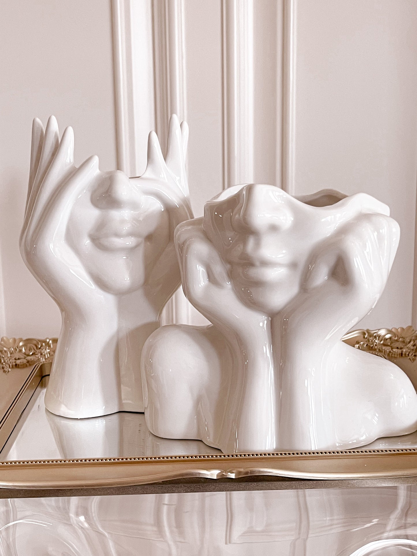 Serene Seraphina Ceramic Vase Set of 2