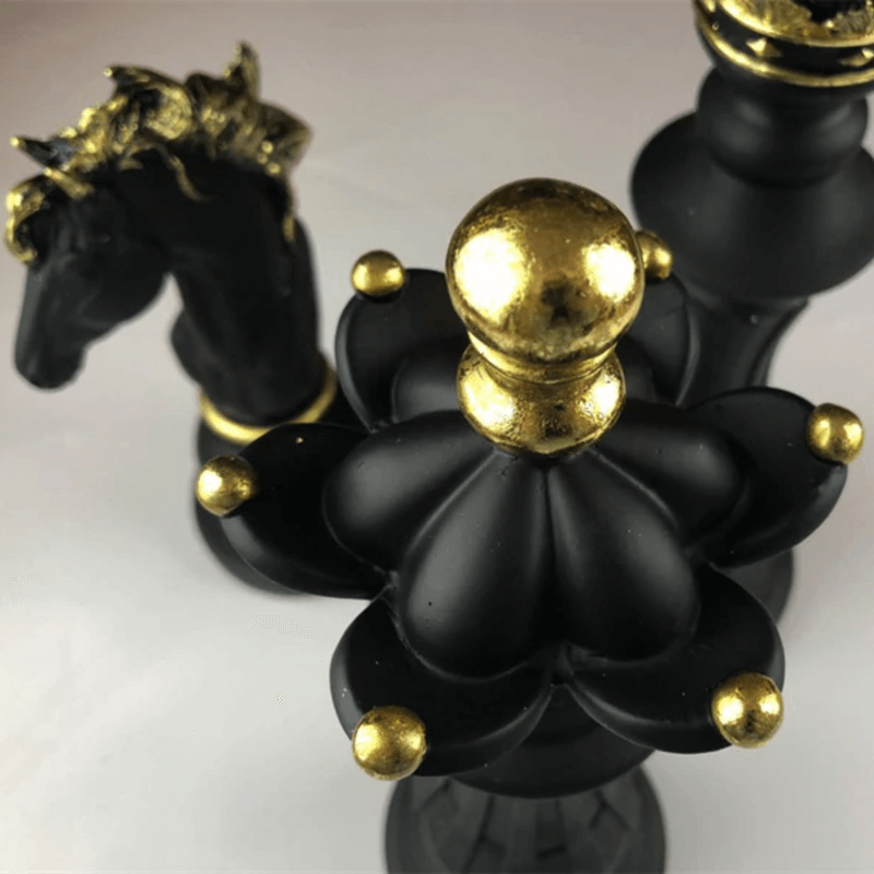 Contemporary Chess Piece Statues
