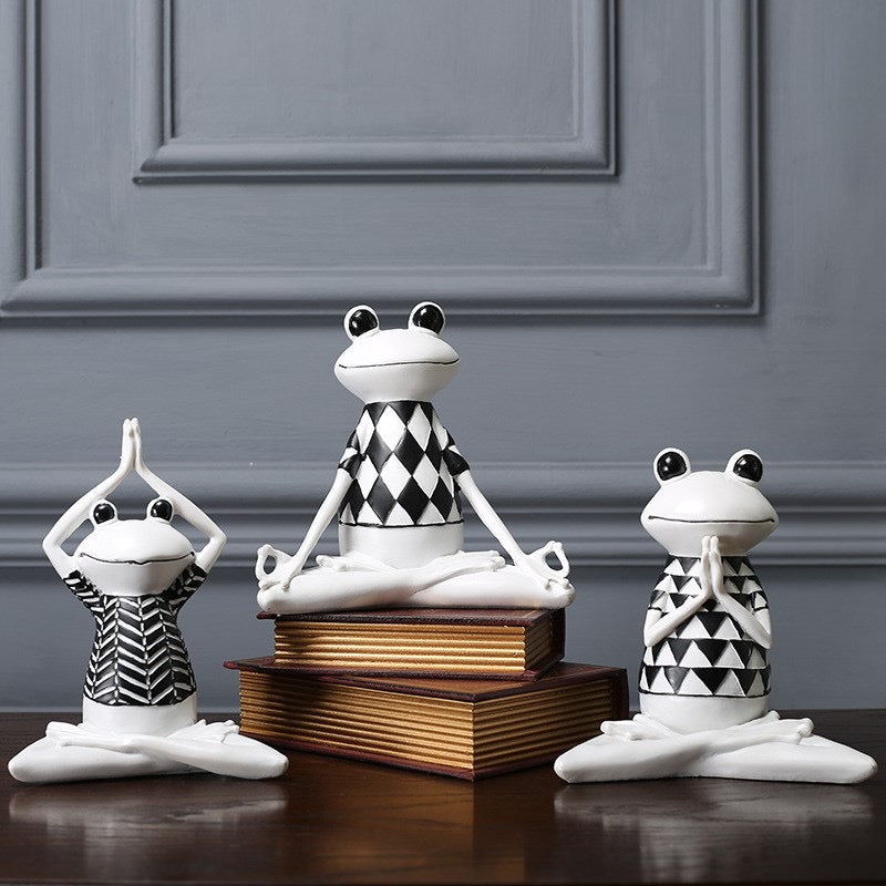 Zen Meditation Frogs