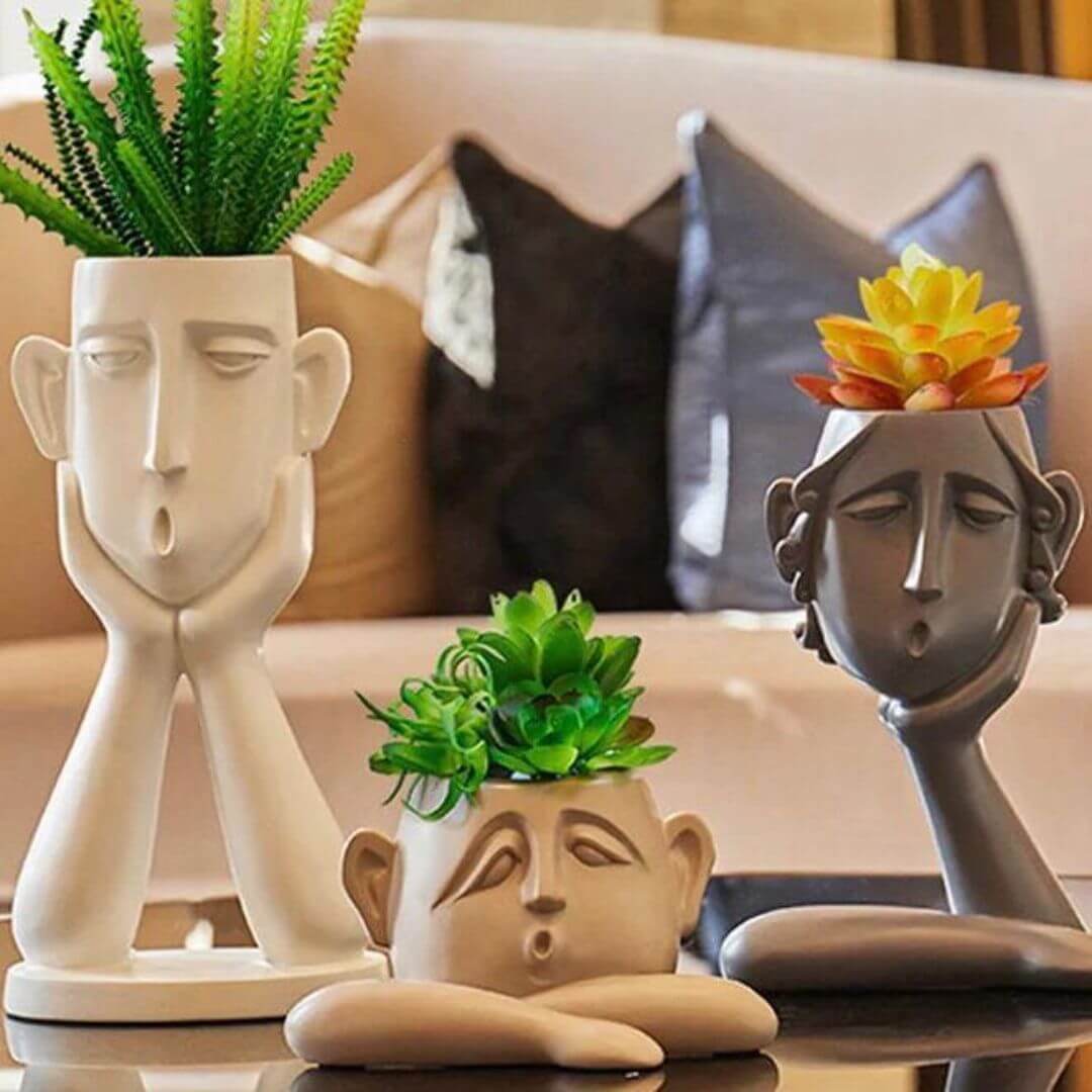 Conversational Trio Planters