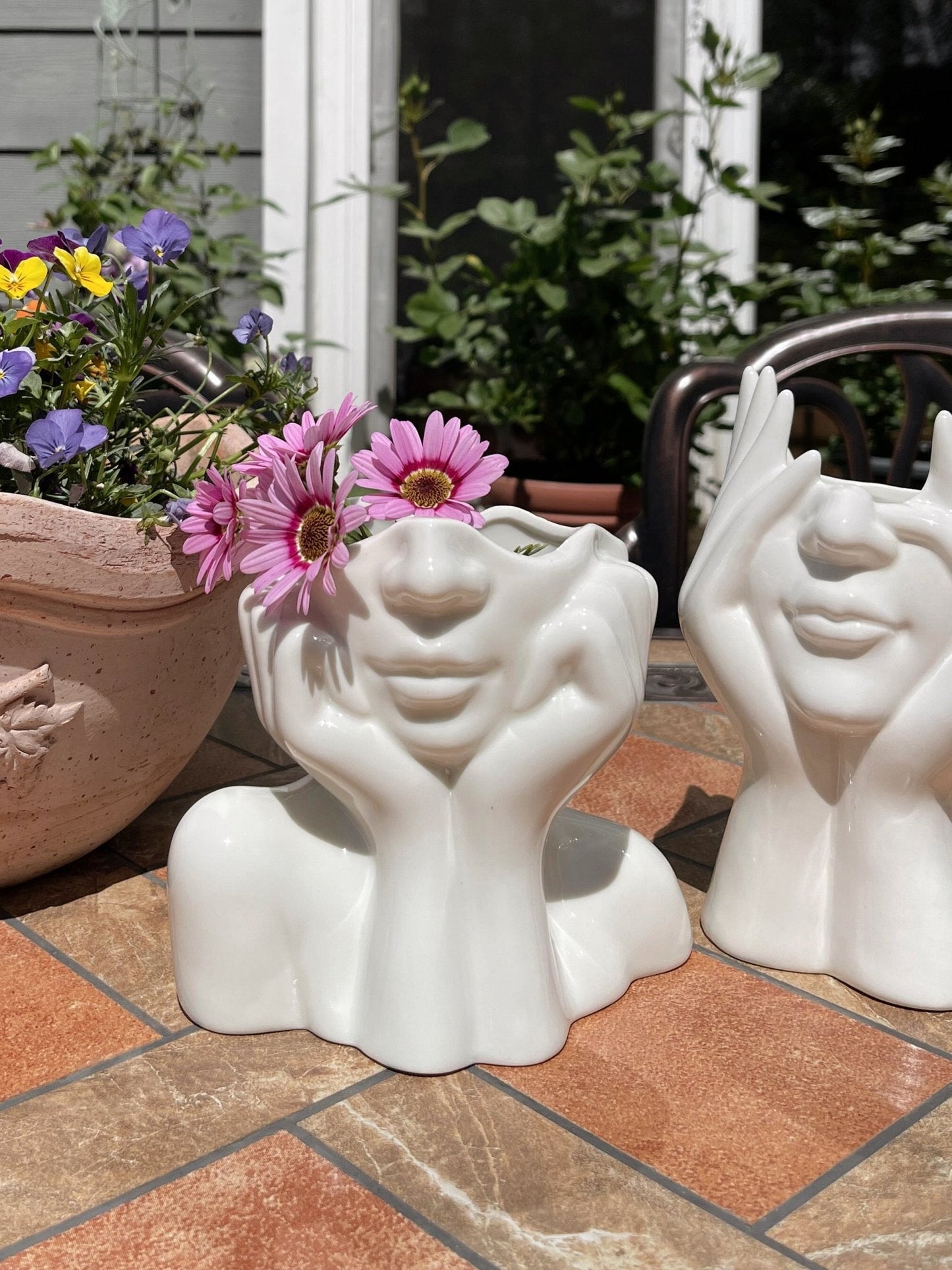 Serene Seraphina Ceramic Vase Set of 2